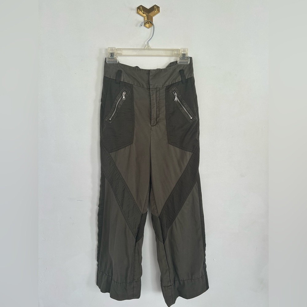 Express Paneled military green pants Size XS